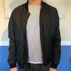 H&M Black Bomber Jacket